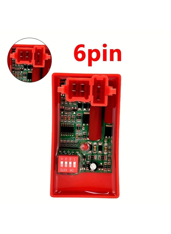 Programmable AC Racing CDI Ignition Box 6 Pin DIP Switch Red Model For CG125 CG150 150CC - Image 3