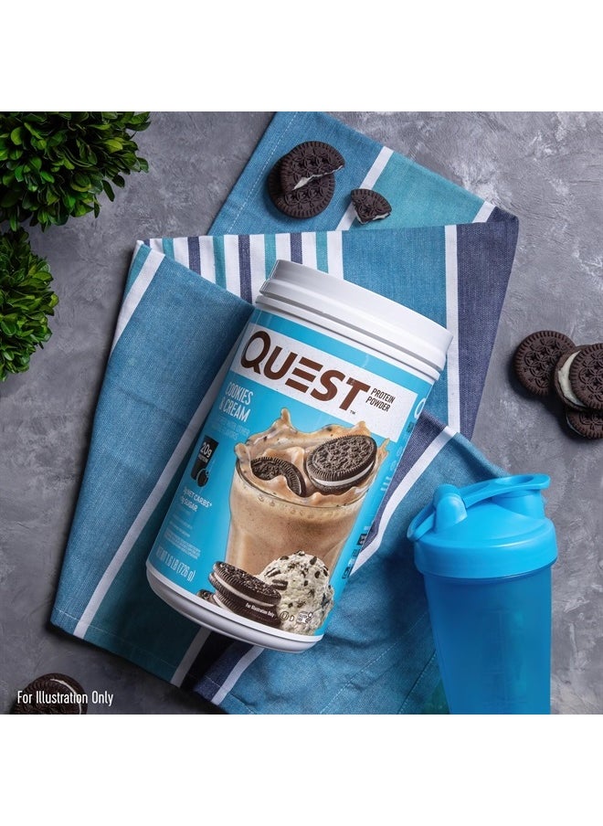 QUEST NUTRITION - Cookies & Cream Protein Powder; 20g Protein; 1g Sugar; Low Carb; Gluten Free; 1.6 Pound; 24 Servings - Image 1