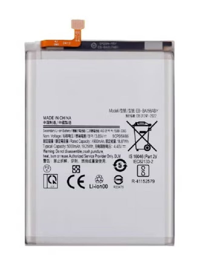 JAJEEK Replacement Internal Premium Battery Compatible with Samsung Galaxy A15 5G – High-Capacity Long-Lasting Lithium-Ion Battery for Fast Charging Support | Safe Installation & Stable Power Supply | Extended Standby Time & Reliable Mobile Backup for Galaxy A15 5G Smartphones - Image 2