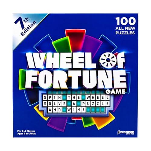 Pressman Wheel of Fortune Game 7th Edition Spin The Wheel Solve A Puzzle And Win by Pressman - Image 1