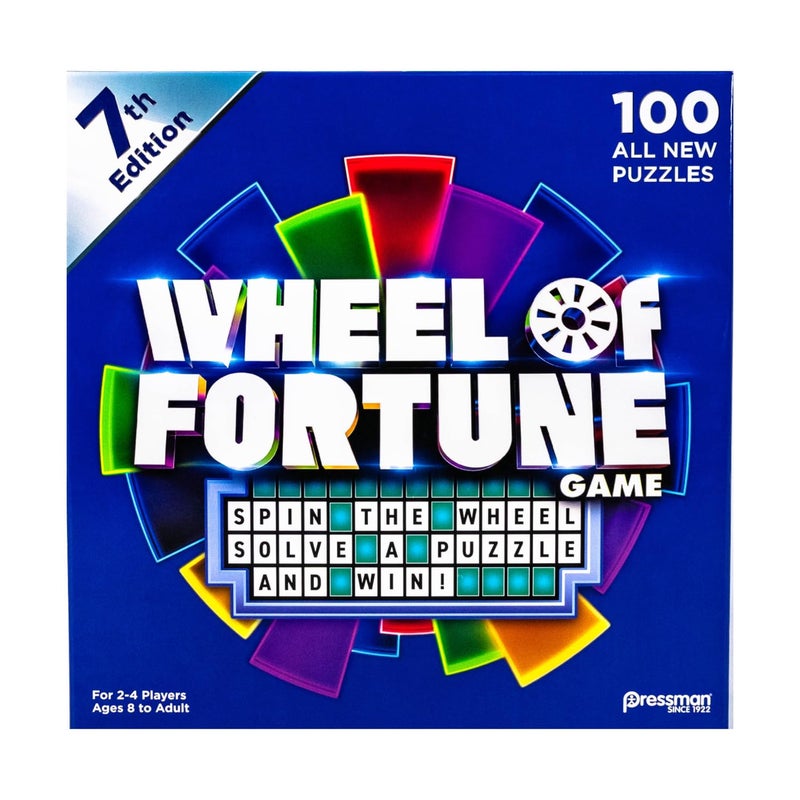 Pressman Wheel of Fortune Game 7th Edition Spin The Wheel Solve A Puzzle And Win by Pressman - Image 3