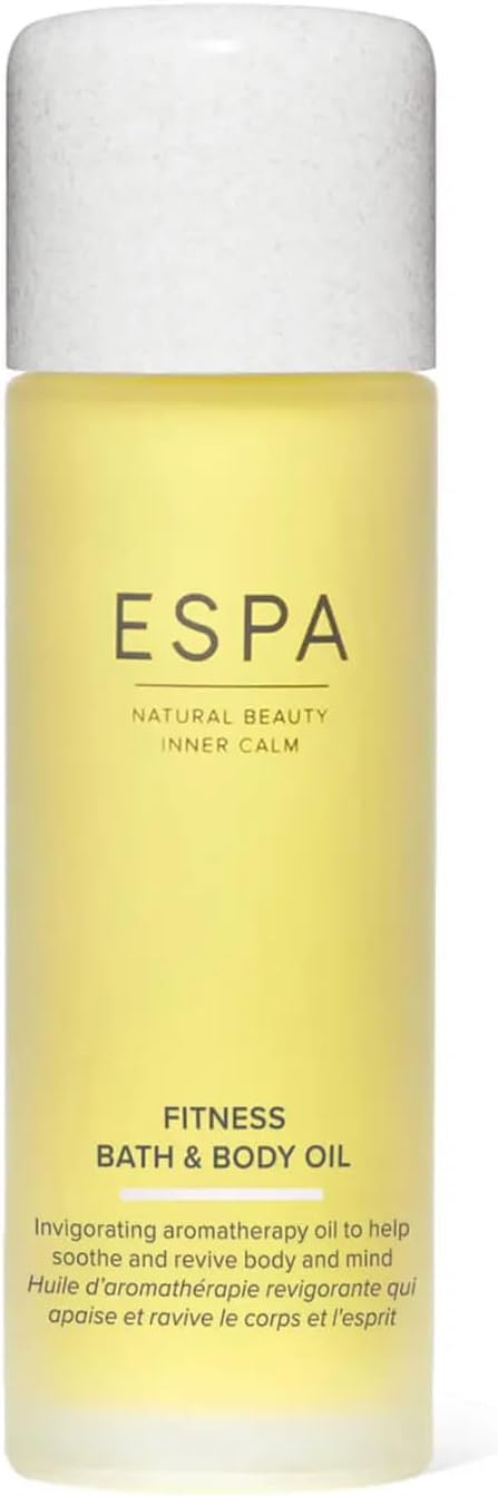زيت الاستحمام والجسم ESPA 100 مل - زيت الأوكالبتوس وزيت القرنفل وزيت اللافندر وزيت المغنيسيوم وزيت الأشواغاندا النقي - زيوت عطرية - زيت تدليك - تنشيط الأجسام المتعبة