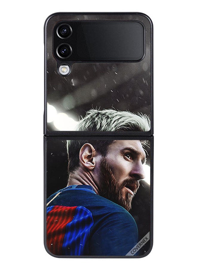 Covernex Protective Case Cover For Samsung Galaxy Z Flip 4 Messi Looking For - Image 1