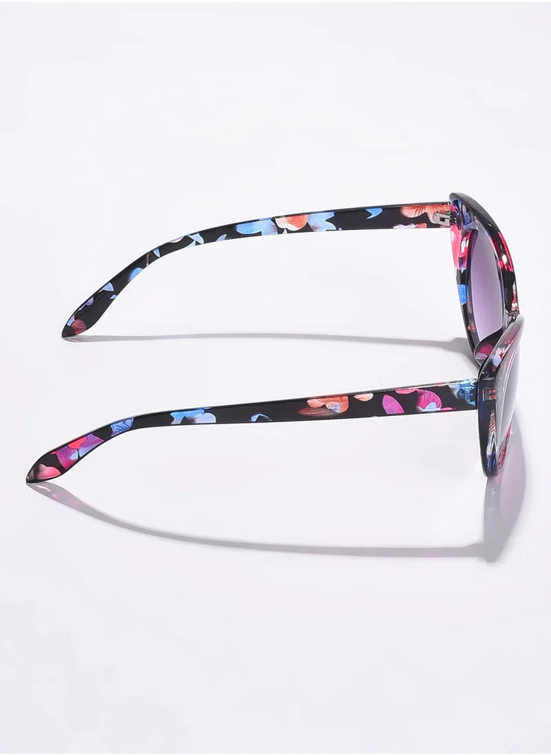 صوص هاوت Black Lens Black Cateye Sunglasses