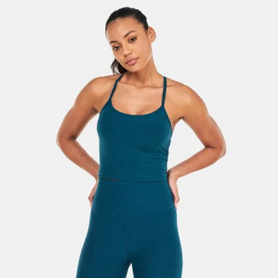 Beyond Yoga Women's Spacedye Slim Racerback Cropped Tank Top
