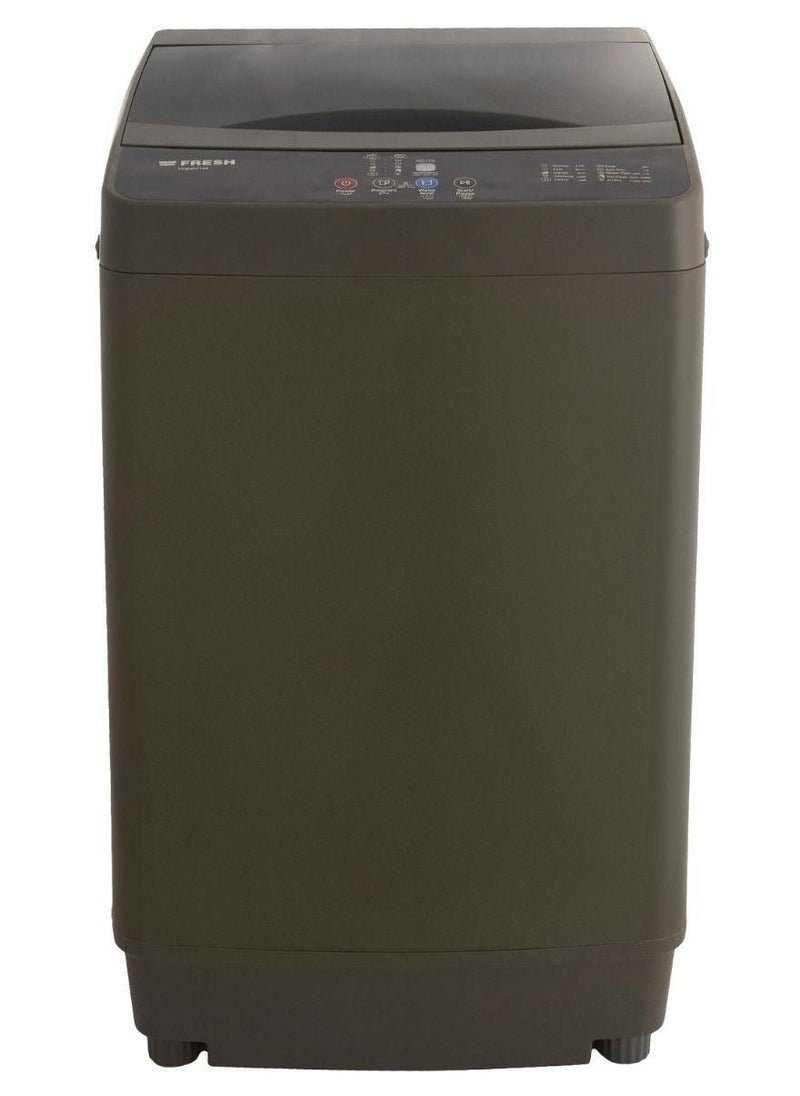 Fresh - Top Load Automatic Washing Machine, 7 Kg , Silver - F12SL-13518 - Image 1