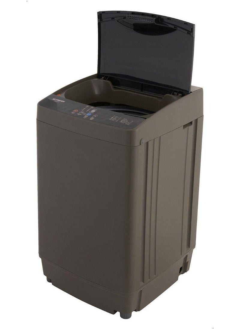 Fresh - Top Load Automatic Washing Machine, 7 Kg , Silver - F12SL-13518 - Image 1