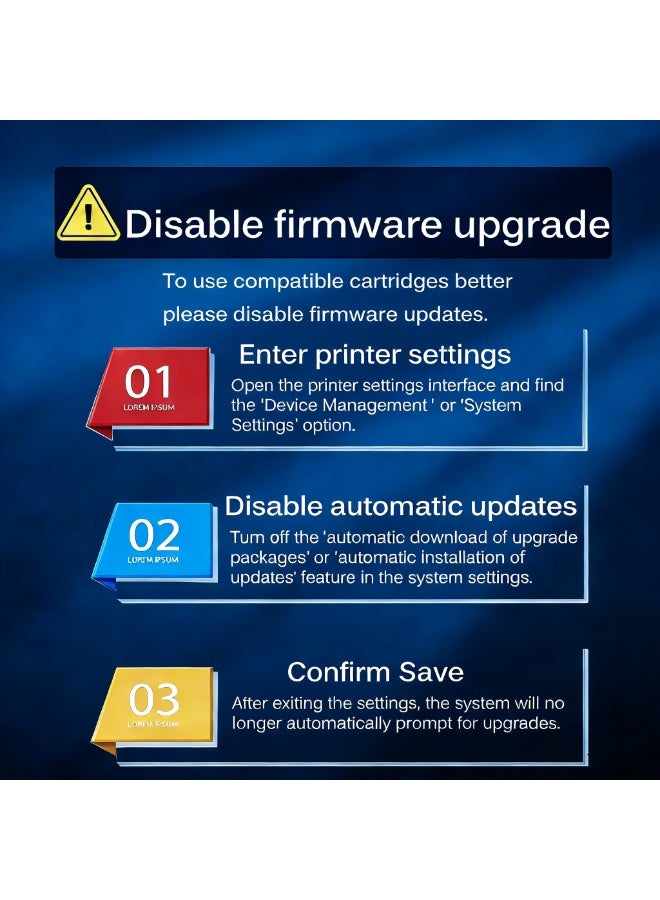خراطيش حبر 655 655XL لطرازات CZ109AE CZ110AE CZ111AE CZ112AE بديل لطابعات HP Deskjet 3525 4615 4625 5525 6520 6525 CZ283C 4625 (مجموعة من 4) - Image 5