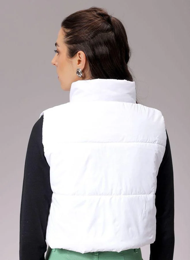 Freehand  Women Regular Fit Solid Quilted Jacket for Women | Best Price UAE