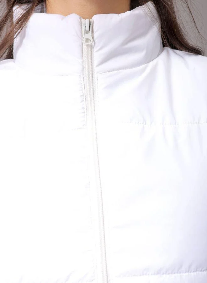 Freehand  Women Regular Fit Solid Quilted Jacket for Women | Best Price UAE