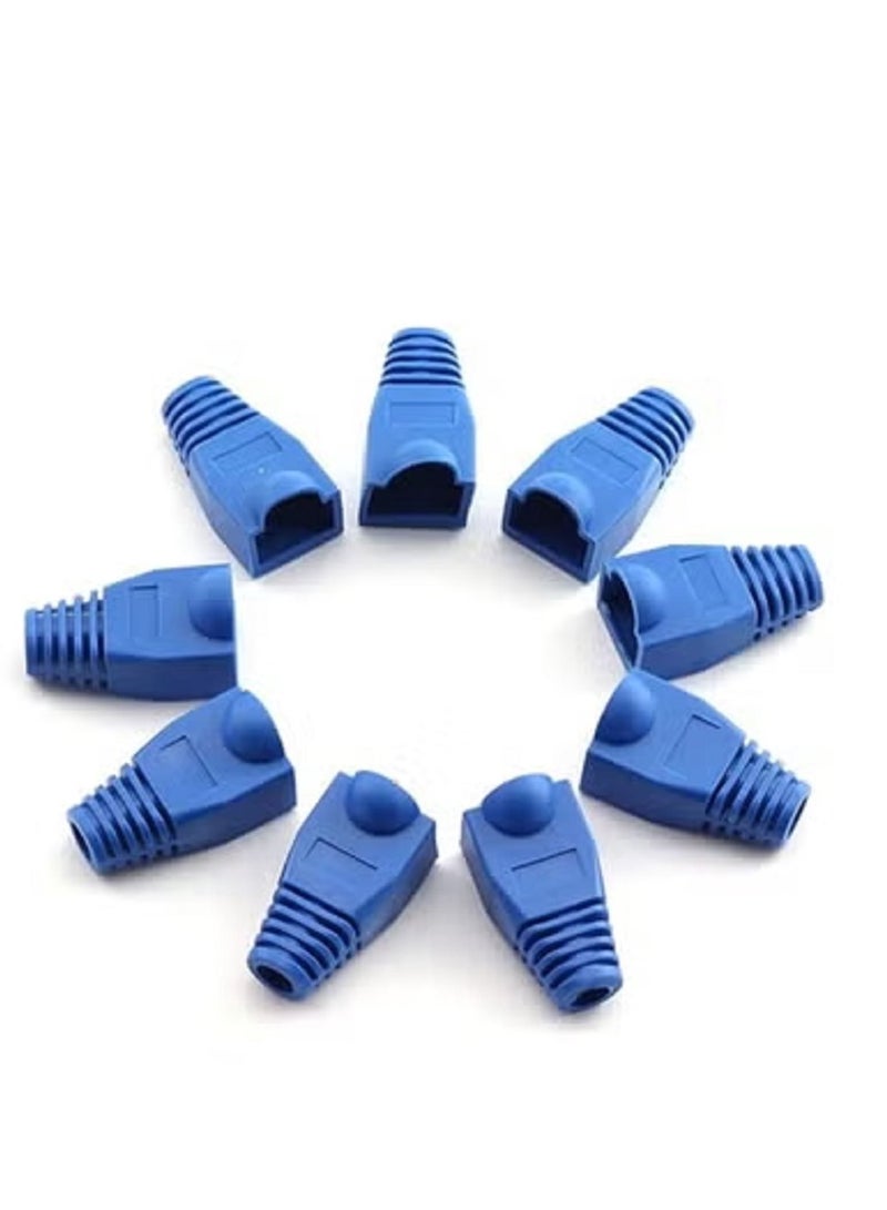 RJ45 Adapter Cap for 6mm Ethernet Network Cable Connector Plugs Cover Mini Protective Crystal  100 Pcs  - Image 4