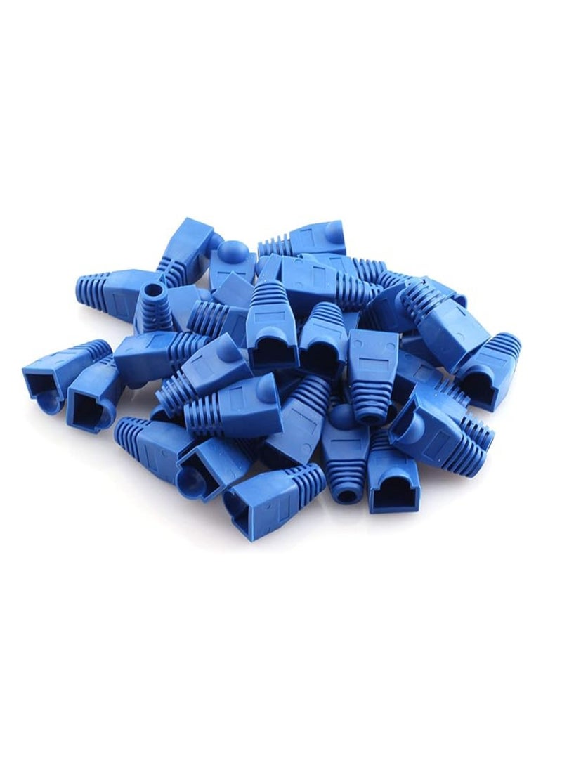 Generic - RJ45 Adapter Cap for 6mm Ethernet Network Cable Connector Plugs Cover Mini Protective Crystal  100 Pcs - Image 1