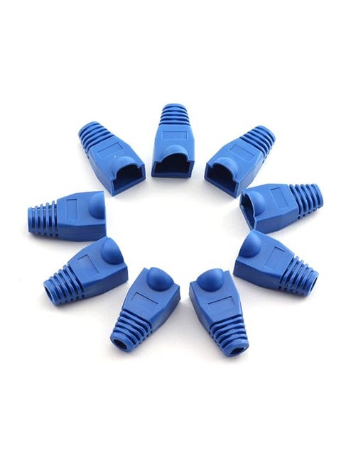 RJ45 Adapter Cap for 6mm Ethernet Network Cable Connector Plugs Cover Mini Protective Crystal  100 Pcs
