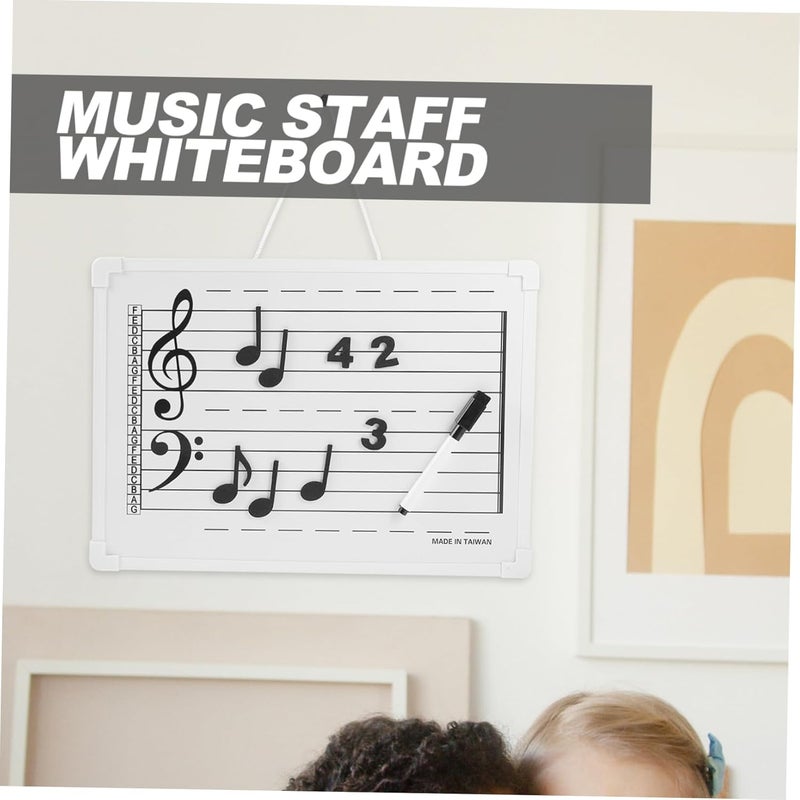 General standard crafted jojofuny Music Staff Whiteboard Set with Magnetic Note Stickers Erasable Teaching Board for Music Education for Classroom Use Demand-based stock planning Remote area delivery Ready goods scheduled ship Multi-use well-engineered build Multi-market varied design options Long lasting universal build All-item unified delivery Wide use selected material Various fittings Dense material Freeze crack proof Upgraded general grade quality Simple upgraded construction Multi-purpose All item simple matching build Cross-material combo compatible Natural material Gulf popular simple design Proper storage environment Temp resistant Coast & inland available Market popular practical build Economical upgraded quality Balanced weight - Image 3
