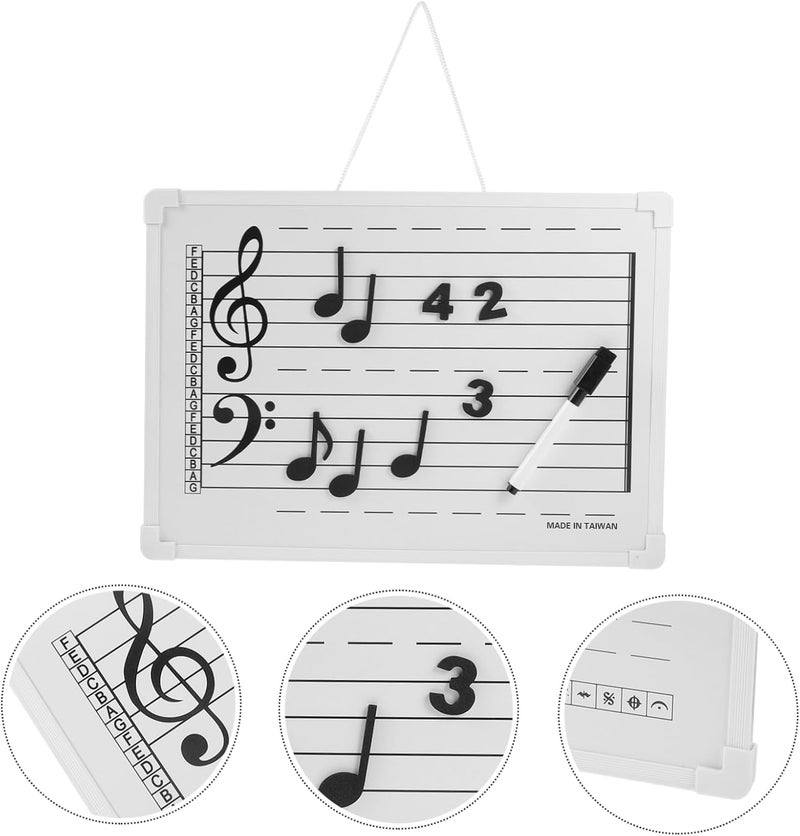 General standard crafted jojofuny Music Staff Whiteboard Set with Magnetic Note Stickers Erasable Teaching Board for Music Education for Classroom Use Demand-based stock planning Remote area delivery Ready goods scheduled ship Multi-use well-engineered build Multi-market varied design options Long lasting universal build All-item unified delivery Wide use selected material Various fittings Dense material Freeze crack proof Upgraded general grade quality Simple upgraded construction Multi-purpose All item simple matching build Cross-material combo compatible Natural material Gulf popular simple design Proper storage environment Temp resistant Coast & inland available Market popular practical build Economical upgraded quality Balanced weight - Image 5