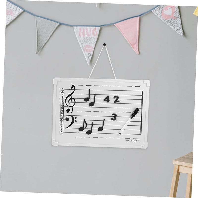 General standard crafted jojofuny Music Staff Whiteboard Set with Magnetic Note Stickers Erasable Teaching Board for Music Education for Classroom Use Demand-based stock planning Remote area delivery Ready goods scheduled ship Multi-use well-engineered build Multi-market varied design options Long lasting universal build All-item unified delivery Wide use selected material Various fittings Dense material Freeze crack proof Upgraded general grade quality Simple upgraded construction Multi-purpose All item simple matching build Cross-material combo compatible Natural material Gulf popular simple design Proper storage environment Temp resistant Coast & inland available Market popular practical build Economical upgraded quality Balanced weight - Image 2