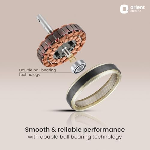 Orient Electric مروحة سقف Orient Electric Apex-FX 1200 مم للمنزل | مروحة موفرة للطاقة بتصنيف BEE نجمة واحدة | مقاومة للصدأ | محرك قوي وفعال | ضمان لمدة 2 سنة من Orient | بني - عبوة من 1 - Image 3