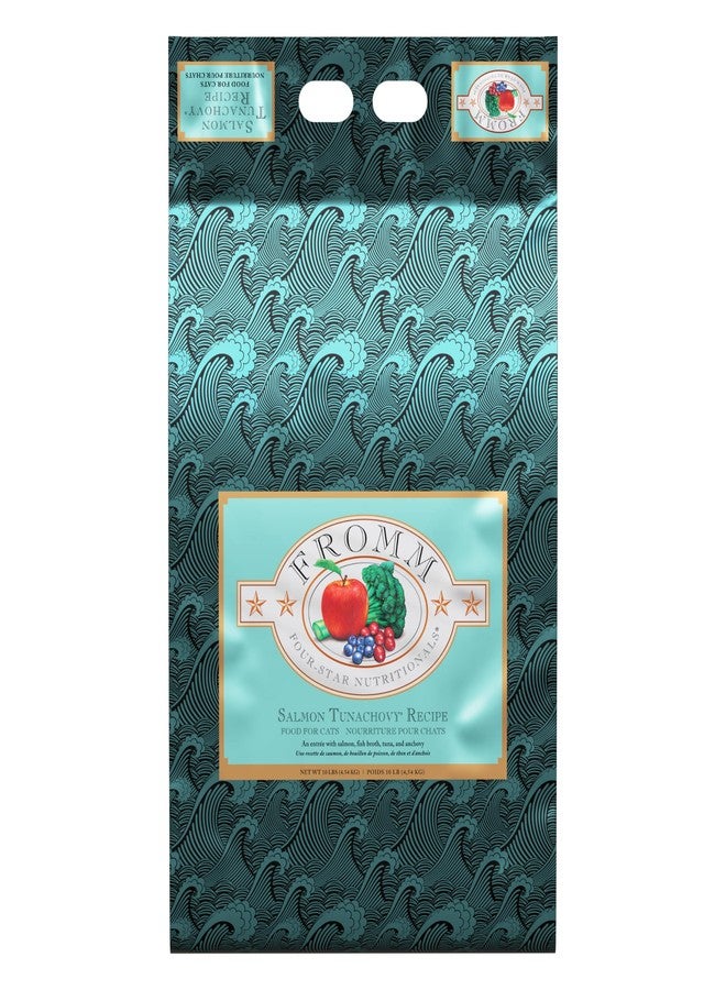 Fromm Four-Star Nutritionals Salmon Tunachovy Cat Food - Premium Dry Cat Food - Salmon Recipe - 10 lb - Image 1