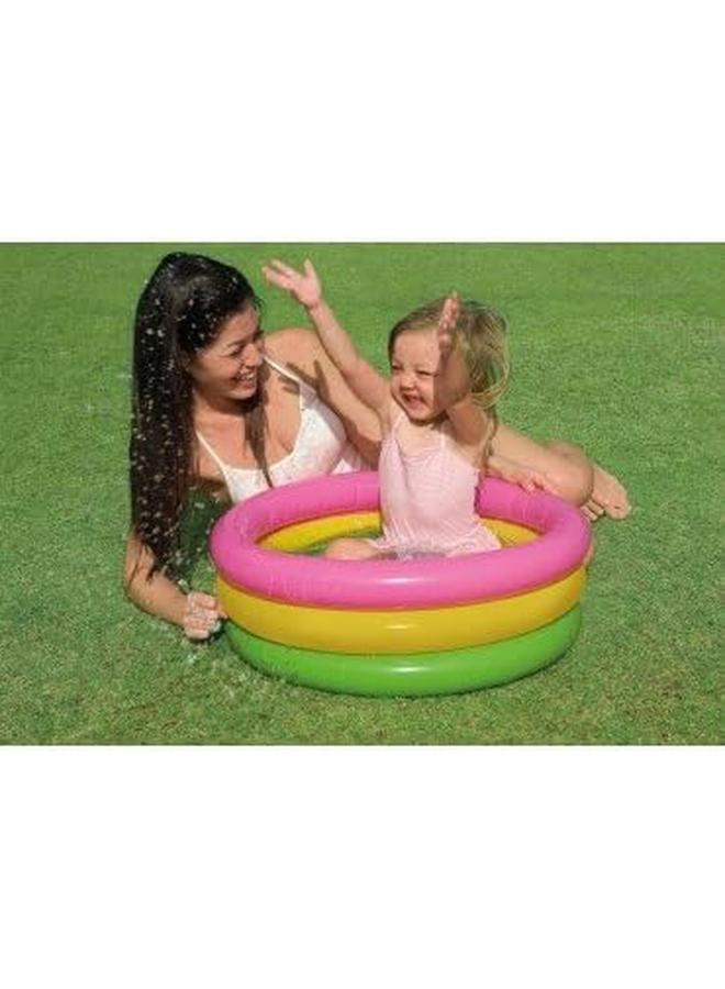 INTEX Sunset Glow Baby Pool Blue 61 x 22 cm 57107 - Image 2