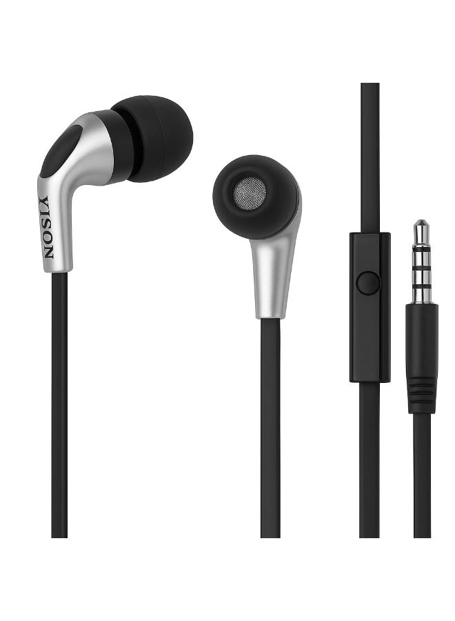 Yison CX330 Wired Earphones Headset – High-Quality Sound, In-Line Microphone, Noise Isolation, 3.5mm Jack, Lightweight Design