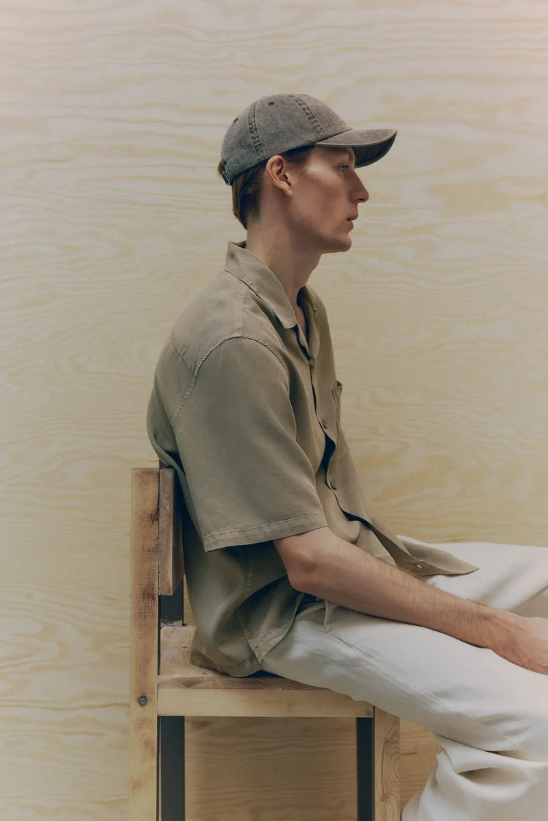 H&M Regular Fit Lyocell resort shirt