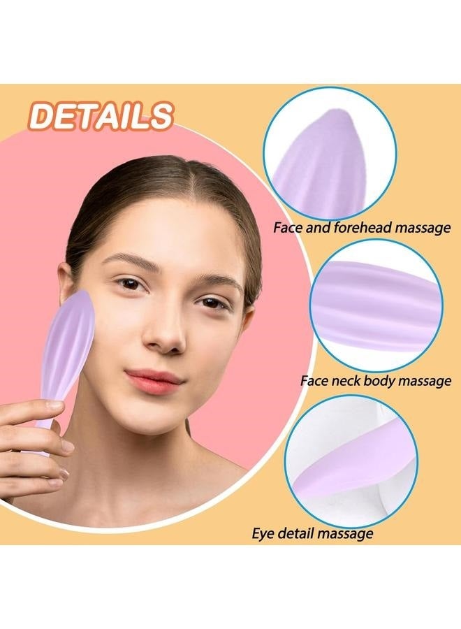 بكرة تجميل متعددة الوظائف من السيليكون للوجه، أدوات للعناية ببشرة الوجه، هدايا للنساء، تدليك الوجه والعينين، مدلك بكرة الوجه، أدوات تجميل مرطبة، مستلزمات التجميل - Image 4