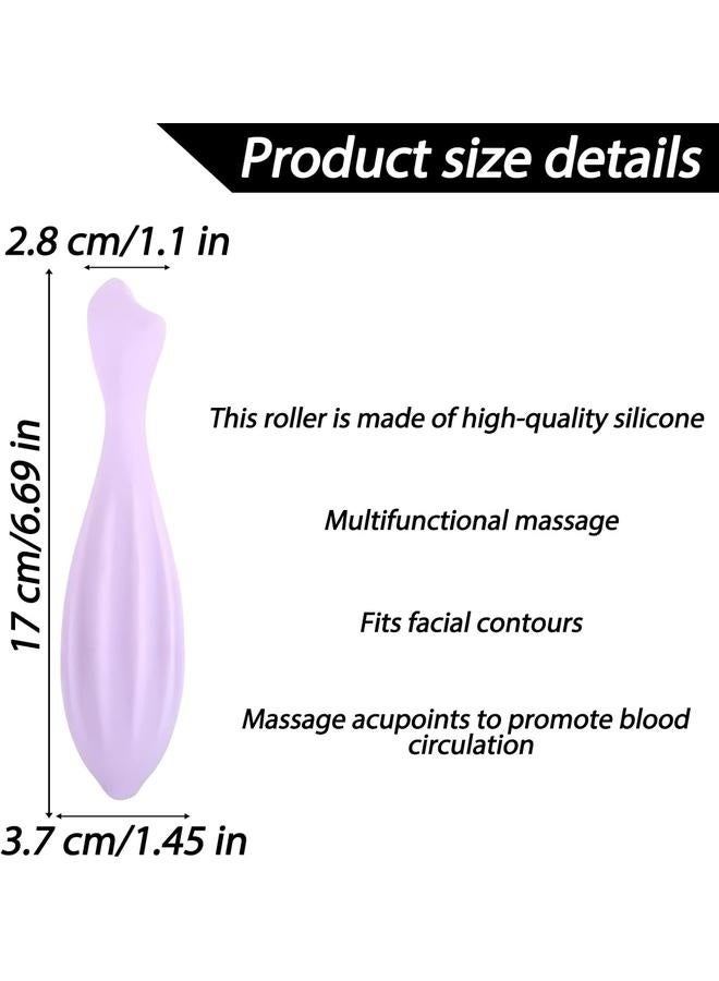 بكرة تجميل متعددة الوظائف من السيليكون للوجه، أدوات للعناية ببشرة الوجه، هدايا للنساء، تدليك الوجه والعينين، مدلك بكرة الوجه، أدوات تجميل مرطبة، مستلزمات التجميل - Image 3