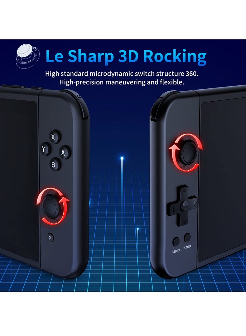 Retro Handheld Game Console - 7" HD Screen, TV Output, 64GB Storage, Rechargeable Battery, Pre-Installed Classic Games, Portable Gaming Device - Image 3