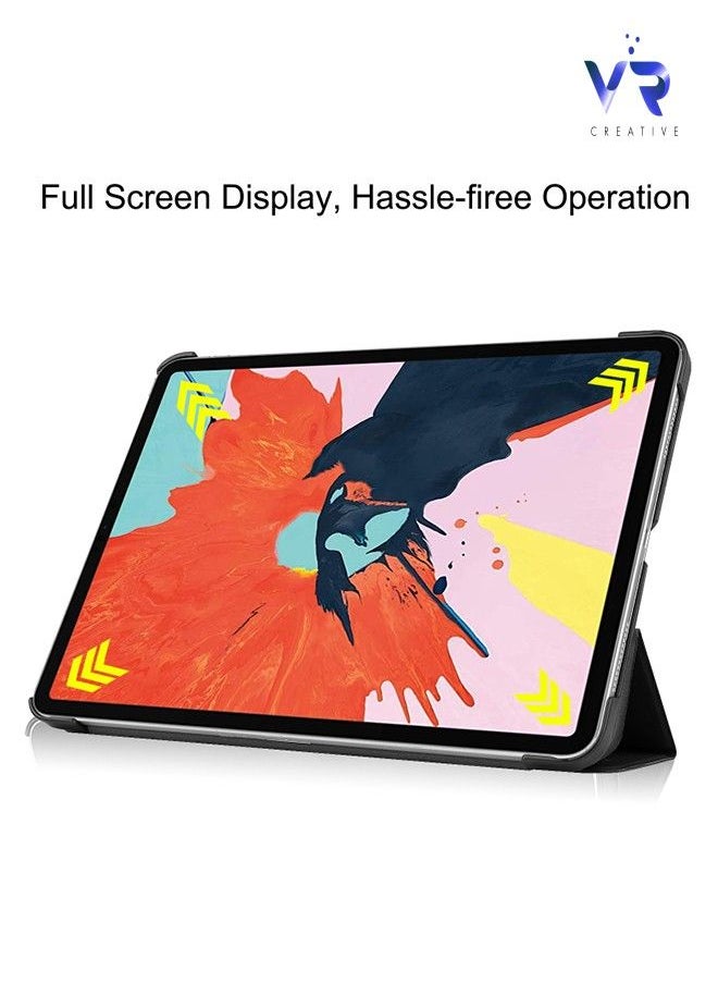 VR CREATIVE - Protective Smart Folio Flip Case Cover For Apple Ipad Air (2020) Hello Kitty Design Multicolour - Image 1