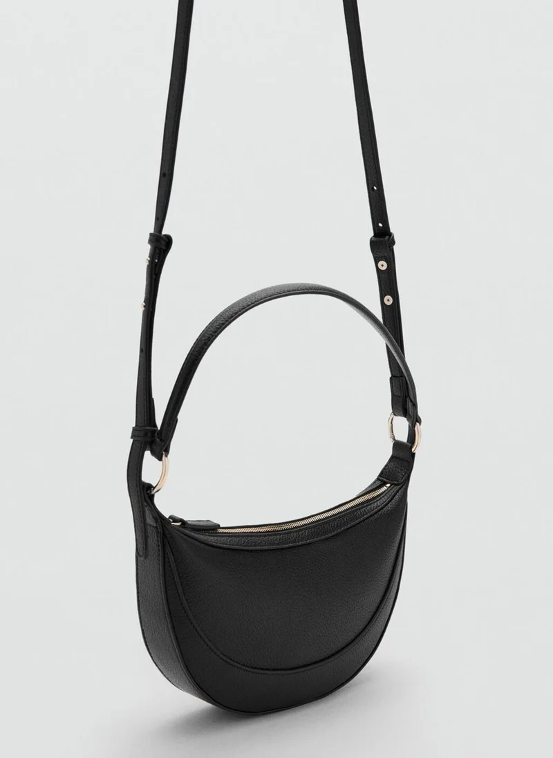 MANGO Oval shoulder bag