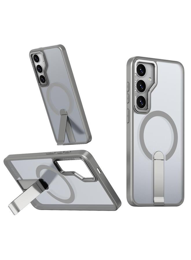 The Bros Case For Samsung Galaxy S24 FE 5G Star Shine Series TPU + PC MagSafe Phone Case with Fold Holder