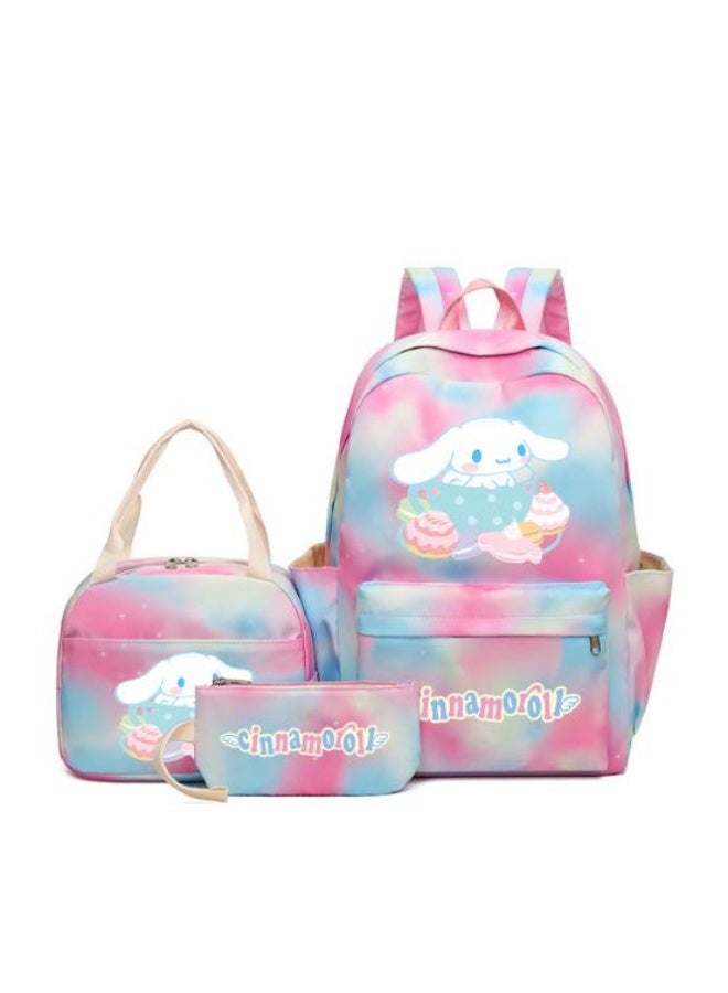 general Vibrant cartoon print bag combination! Lightweight design + large-capacity partition | Fully adapted for children/student/outdoor sports - 7 - Image 1