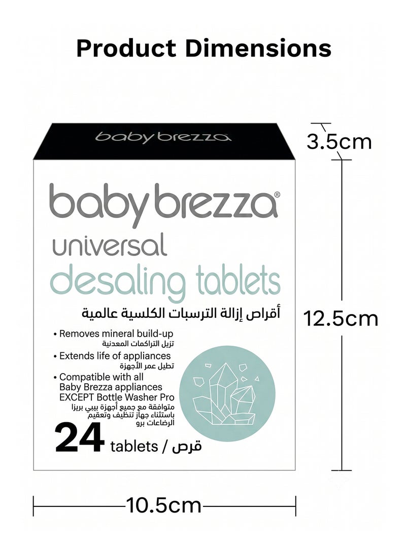 Baby Brezza Universal Descaler Tablets, Baby-Safe, Non-Toxic, Hypoallergenic - 24 Pieces - Image 2