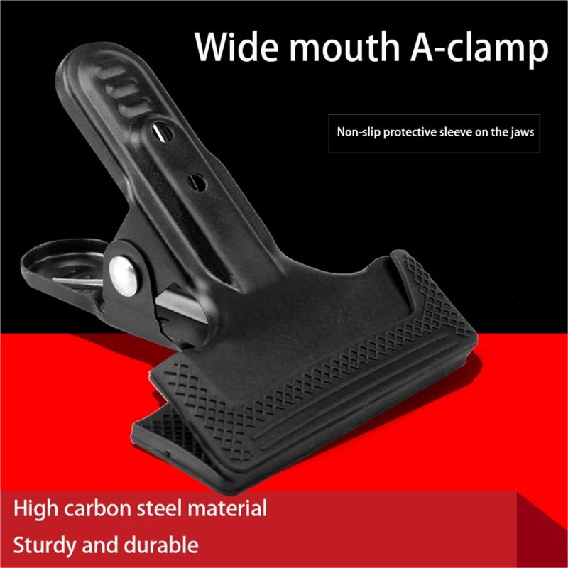 Adjustable Metal A Clamps 4Pcs Wide Opening For Backdrop Stand Board Fixing Tool - Image 3