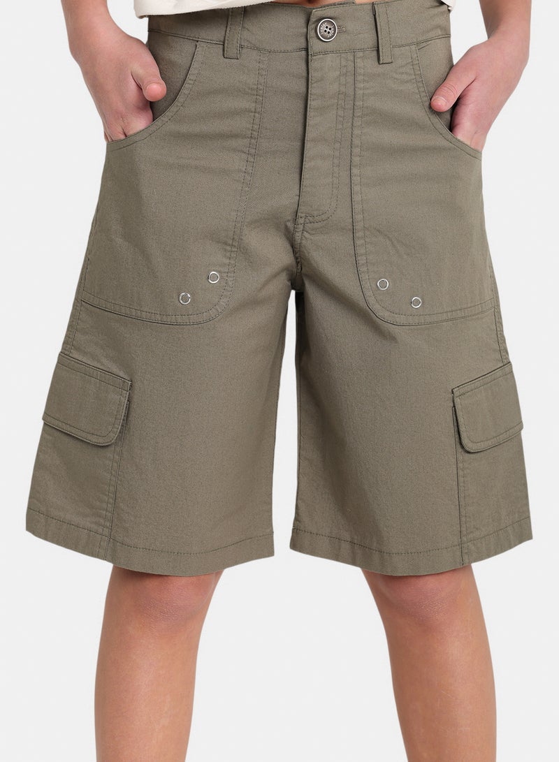 Junior Girls Cargo Pant - Image 1