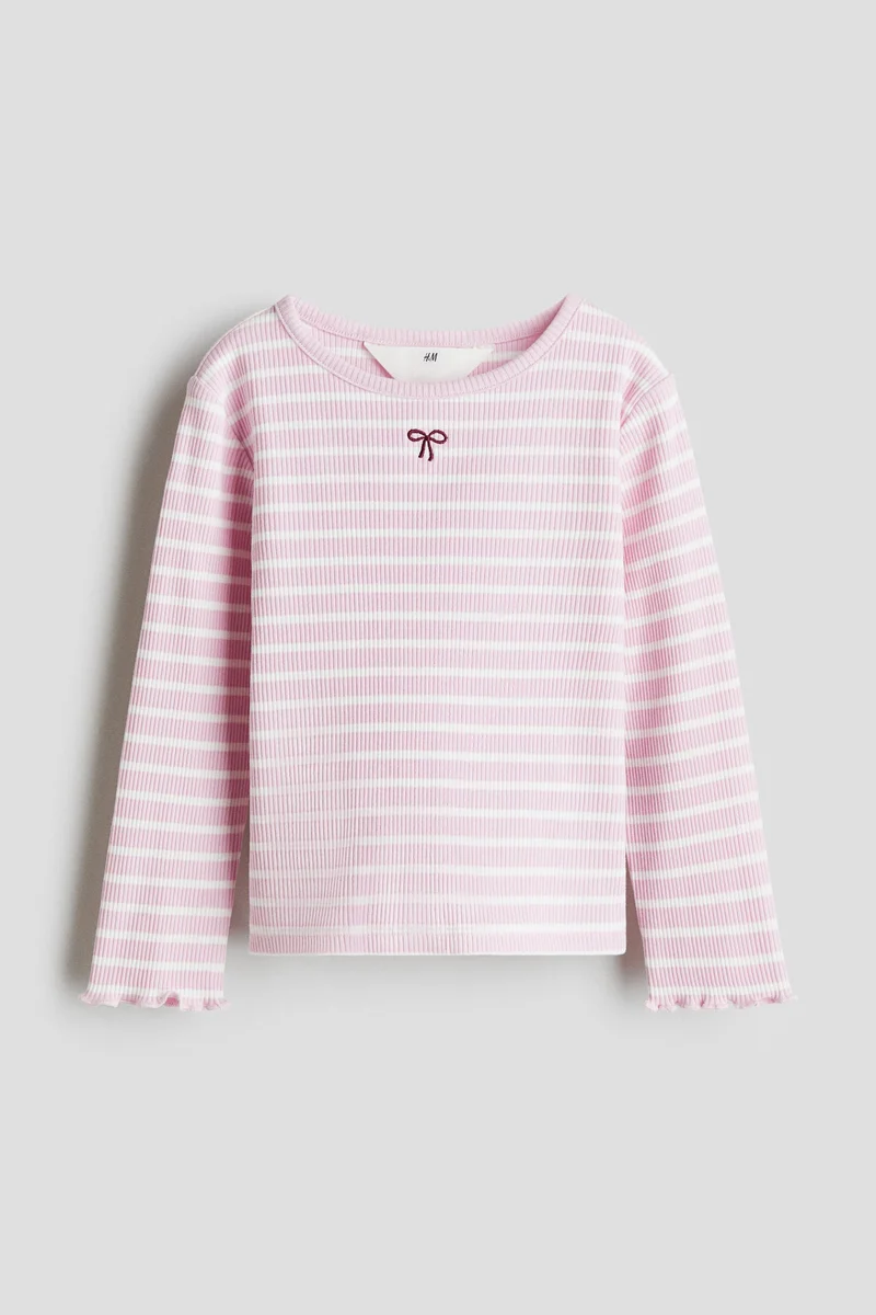 H&M Embroidery-detail cotton top