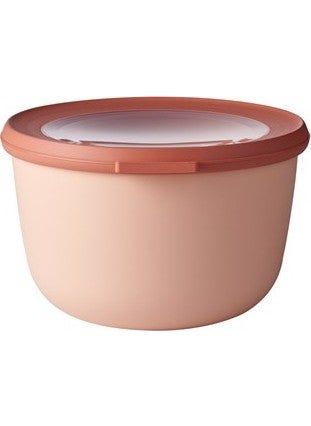 Mepal Multi Bowl Cirqula Round Storage Container 1000 ml- Nordic blush  - Image 1