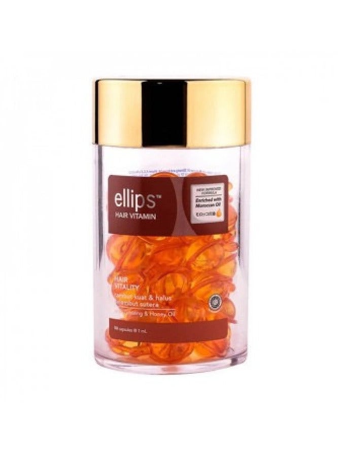 أليبس فيتامين الشعر إليبس مع زيت الجينسنغ والعسل 50 كبسولة