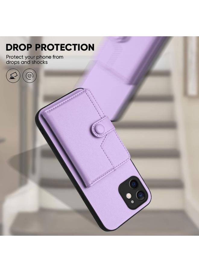 Zaboon Case For iPhone 12 Button Card Bag RFID Anti-theft Phone Case - Image 4