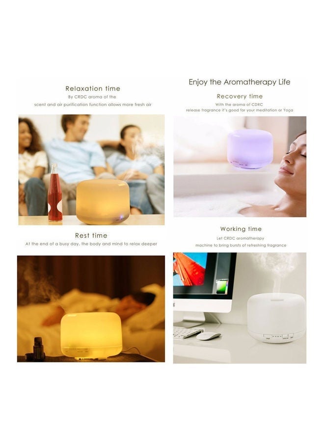 Arabest 7-Colour LED Light Lamp Aroma Diffuser Essential Oil Air Humidifier White 500ml - Image 5