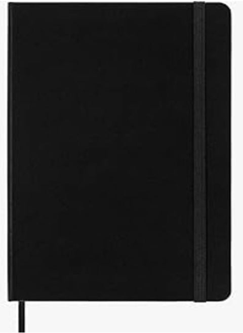 Lined papers Journal notebook with elastic band - A5 Black (NB5)