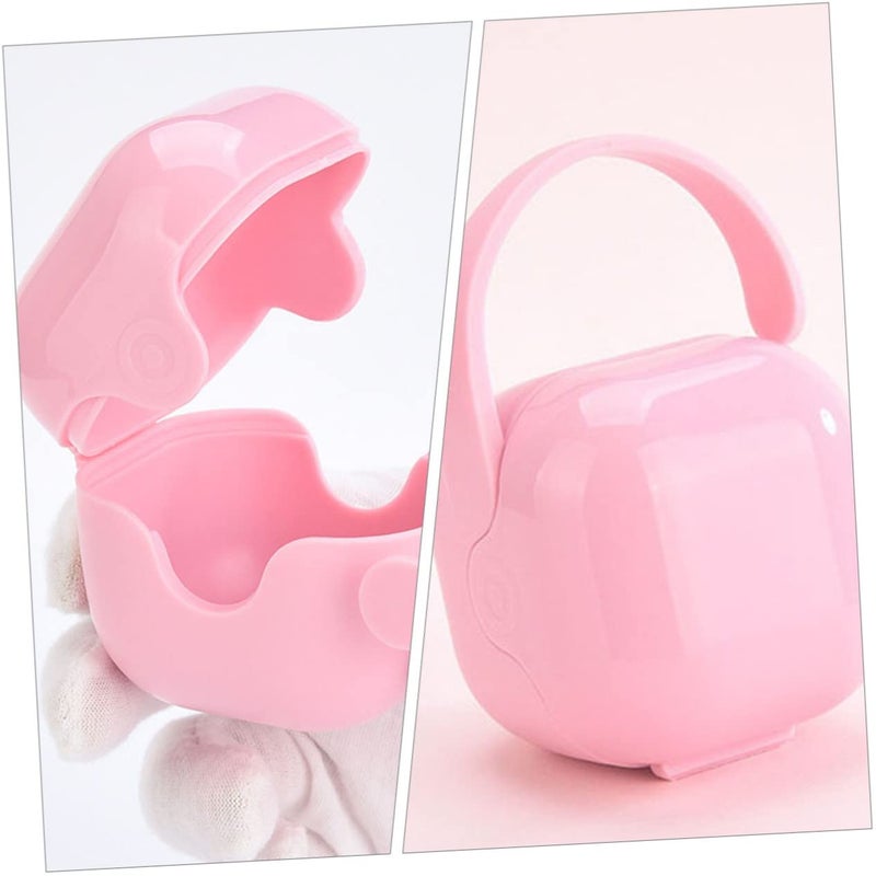 2Pcs Portable Pacifier Holder Case Storage Container For Travel Safe Design - Image 5