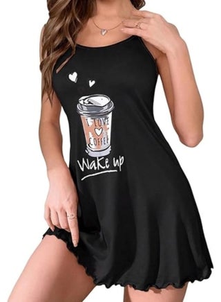 فستان نوم نسائي بحمالات رفيعة قابلة للتعديل وظهر بتصميم ريسر—قميص نوم مريح للنوم - pzsku/ZE41AF9E3255423EC7134Z/45/1743565685/893430f3-10a8-4a27-b39d-12d10b5f5093