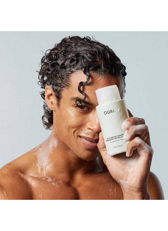 Ouai - OUAI Anti Dandruff Shampoo - Soothing Salicylic Acid Shampoo for Flaky, Dry and Itchy Scalp - Reduces Itching, Redness and Irritation - Sulfate Free Scalp Care (10 Fl Oz) - Image 1