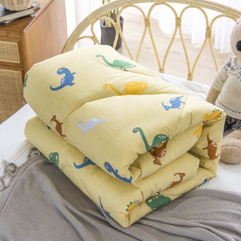 Children'S Quilt Washable Cotton Air-Conditioned Summer Quilt Kindergarten Nap Quilt Winter Quilt Core Student Thin Quilt - Image 4