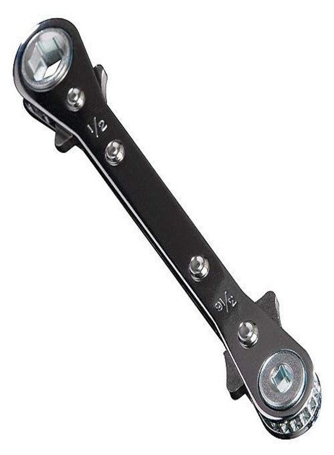 hilmor 1839045 Service Wrench, 1/2" x 9/16" Hex, 3/16" x 1/4" Square - Image 1