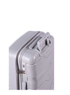 Generic Milano travel bag set, anti-break, 5 pieces, sizes (12", 14", 20", 24", 28") (Silver)  - Image 4