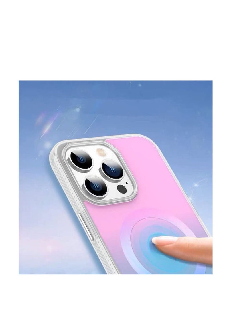 ماجيك ماسك غطاء حماية سيليكون رفيع للغاية مضاد للسقوط ومضاد للخدش ومضاد للخدش أصفر ، شفاف (6.1 بوصة). متوافق مع جراب هاتف iPhone 14 Pro. - Image 3