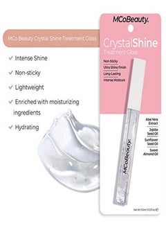 MCoBeauty Crystal Shine Treatment Lip Gloss Nonsticky, Longlasting Formula Intense Moisture Vegan Clear  - Image 5