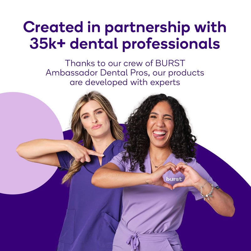 BURST Original Sonic Electric Toothbrush for Adults (Black) | Soft Bristle Deep Clean Stain & Plaque Removal | 3 Modes: Teeth Whitening, Sensitive & Massage - Image 5